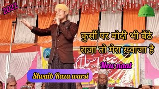 kursi par koi bhi Baithe Raja to Mera Khwaja hai💚Shoaib Raza Barsi new naat [upl. by Ahsilek]