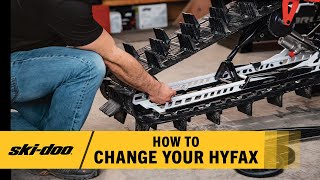 How to Replace your Snowmobile Hyfax [upl. by Vanden811]