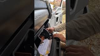 F350 Cabin Air Filter Replacement in 1 Minute [upl. by Gilson]