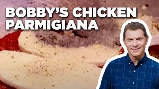 Bobby’s Chicken Parmigiana HowTo  Boy Meets Grill  Food Network [upl. by Felicidad]