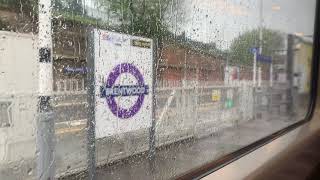 Ride on the Elizabeth Line from Shenfield to Stratford Class345 [upl. by Alie]