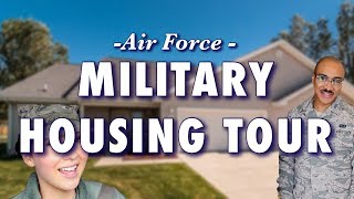 Military housing tour living on a military installation Grand Forks AFB ND  Elora Jean [upl. by Ymmit]