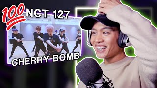 NCT 127  CHERRY BOMB DANCE PRACTICE REACTION  Cherry Ver amp Bomb Ver [upl. by Tihom]