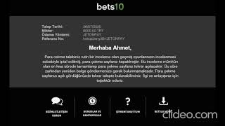 Bets10da Dolandırıldım Kanıtlarıyla Beraber [upl. by Devlin]