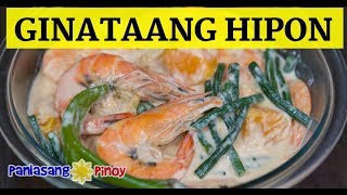 Ginataang Hipon with Sitaw at Kalabasa Coconut Milk Shrimp [upl. by Akihdar837]