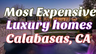 Most Expensive Luxury home in Calabasas  Best Calabasas Mansions ever built [upl. by Barmen206]