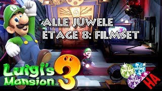 FUNDORT ALLER JUWELEN  ETAGE 8  Filmset 👻 LUIGIS MANSION 3 [upl. by Joub858]