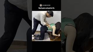 Best Treatment backpain👌🫡 shorts youtubeshorts trendingshorts chiropractictreatment viralshorts [upl. by Nedrob]