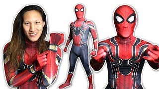 Spider Man IRON SPIDER Suit Cosplay UNBOXING [upl. by Sall]