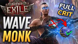 PoE 2 CRIT WAVE Monk  Full BUILD Guide  New Tech for Invoker in Path of Exile 2 [upl. by Kirstin531]