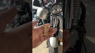 ProMonkey’s Stupid Motorcycle Install Videos Ep 2  HarleyDavidson Springer Front Shock Badge [upl. by Annaillil]