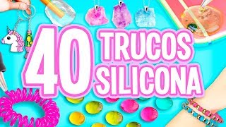 40 TRUCOS CON SILICONA CALIENTE QUE TIENES QUE SABER ❤️COMPILACION  Tutoriales Belen [upl. by Gnanmos]