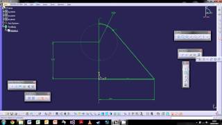 CATIA V5 The Basics  Tutorial 2 The Sketch Workbench [upl. by Anhaj]