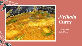 Nethallu curry  Fish item  Traditional Andhra Dish [upl. by Jo-Anne]