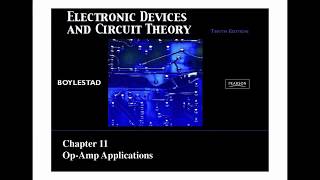 SUMMARY Electronic Devices and Circuit Theory Chapter 11 OpAmp Applications [upl. by Aidas]