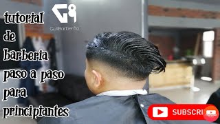 paso a paso para principiantes degradado en V cote de cabello para mujer gutibarber89 [upl. by Anner676]