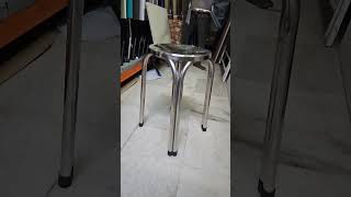 Stainless steel round stool by srfurnituresmarrt [upl. by Bornstein]