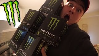 20 ENERGY DRINK CHALLENGE [upl. by Sirtimid]