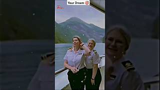 Navy girl cruise ship🚢🎯 status  Navy lover ❤️ status ✨ Navy WhatsApp status ✨viralshorts ship [upl. by Solohcin126]