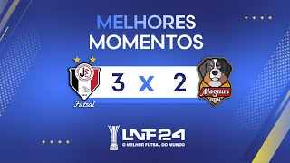 LNF 2024  MELHORES MOMENTOS Joinville 3 x 2 Magnus [upl. by Vookles]