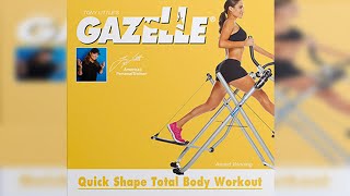 GAZELLE WORKOUTS  QUICK SHAPE TOTAL BODY WORKOUT [upl. by Aticilef]