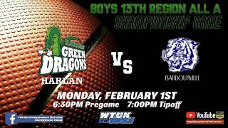 13th Region All A Championship Harlan vs Barbourville [upl. by Rickard]