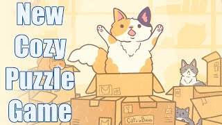 A Purrfectly Cute New Puzzle Game  Cats in Boxes [upl. by Atinuahs889]