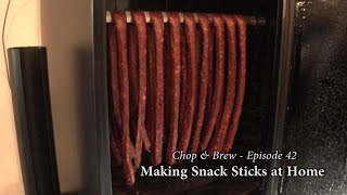 How to Make Smoked Snack Sticks at Home [upl. by Bez442]