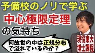 【確率統計】中心極限定理の気持ち【特別講義】 [upl. by Eisus22]