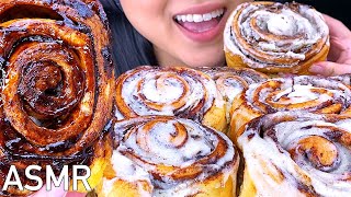 ASMR DESSERTS Cinnamon Rolls NO TALKING Soft Sticky EATING SOUNDS  ASMR Phan [upl. by Adnalue]