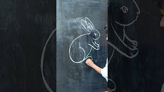 6rabbit drawing shorts viral ytshort [upl. by Konstance940]