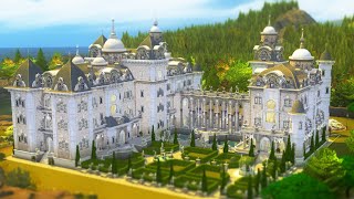 I built BEAUXBATONS Castle in The Sims 4  HarryPotterWorld [upl. by Atram108]