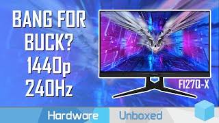 Gigabyte Aorus FI27QX Review Best Bang For Buck 1440p 240Hz Monitor [upl. by Yorick]