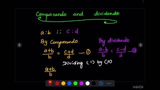 Componendo and dividendo [upl. by Turro]