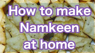 How to make NamkeenNimki at home [upl. by Nrubloc]