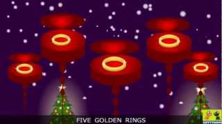 Nursery Rhymes  12 Days Of Christmas  Animated Christmas Songs amp Lyrics By ZippyToons TV [upl. by Bancroft]