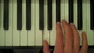 How To Play a G Diminished Triad on Piano [upl. by Benia]