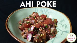 AHI POKE  O Poke tradicional do Havaí [upl. by Nahtanoj]