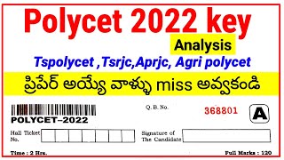 Ap polycet 2022 paper analysis [upl. by Bibi713]