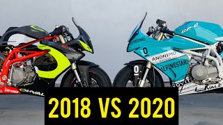 2018 vs 2020 Ohvale GP0 190cc [upl. by Heiskell]