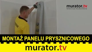 Montaż panelu prysznicowego  DOMOWE SOS [upl. by Havener854]