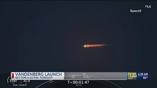 Vandenberg launch set for Friday evening [upl. by Ennairam241]