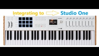 Integrating Arturia KeyLab 61 MK3 to Studio One [upl. by Ahseinod161]