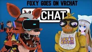 SFMFNAF Foxy goes on VRChat vaportrynottolaugh [upl. by Eilitan]