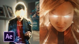 CAPTAIN MARVEL ENERGY EFFECT  Adobe After Effect Indonesia [upl. by Dysart]