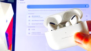 How To Connect AirPods to Android Tablet 2021 AirPods Pro  AirPods [upl. by Mackey]