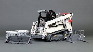 Skid Steer Loader  Lego Technic 42100 alternate model Bobcat T870 [upl. by Luapnoj349]