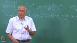 Mod01 Lec21 The generalized Langevin equation Part 2 [upl. by Shanly]