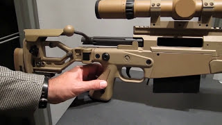 Accuracy International AX338 Lapua Magnum Sniper Rifle Made in England [upl. by Rhpotsirhc]