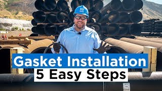 Ductile Iron Pipe Gasket Installation [upl. by Rawley]